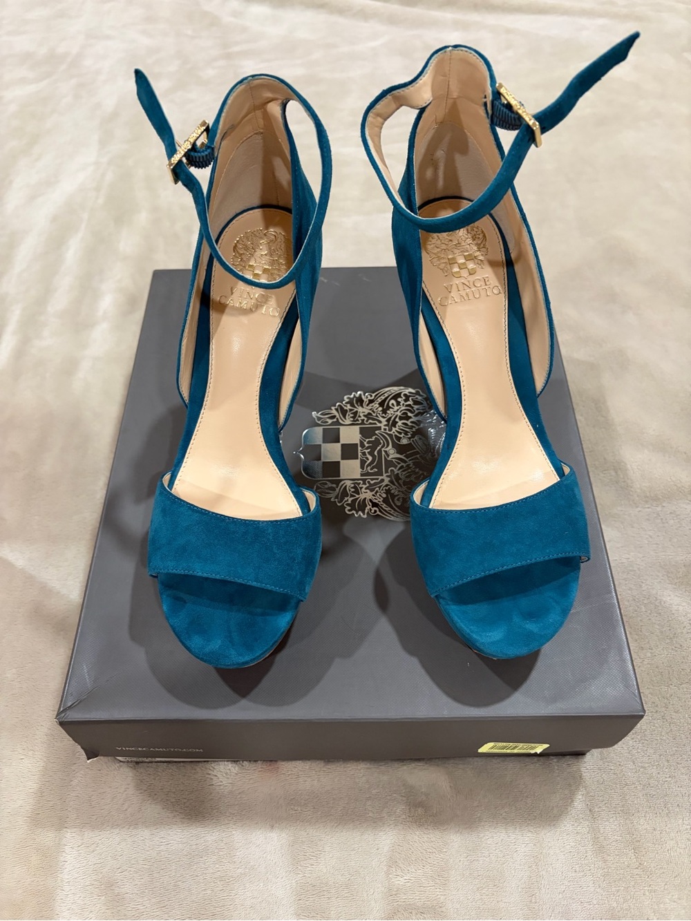 Vince Camuto Viridian True Suede Heeled Sandal Women’s 8